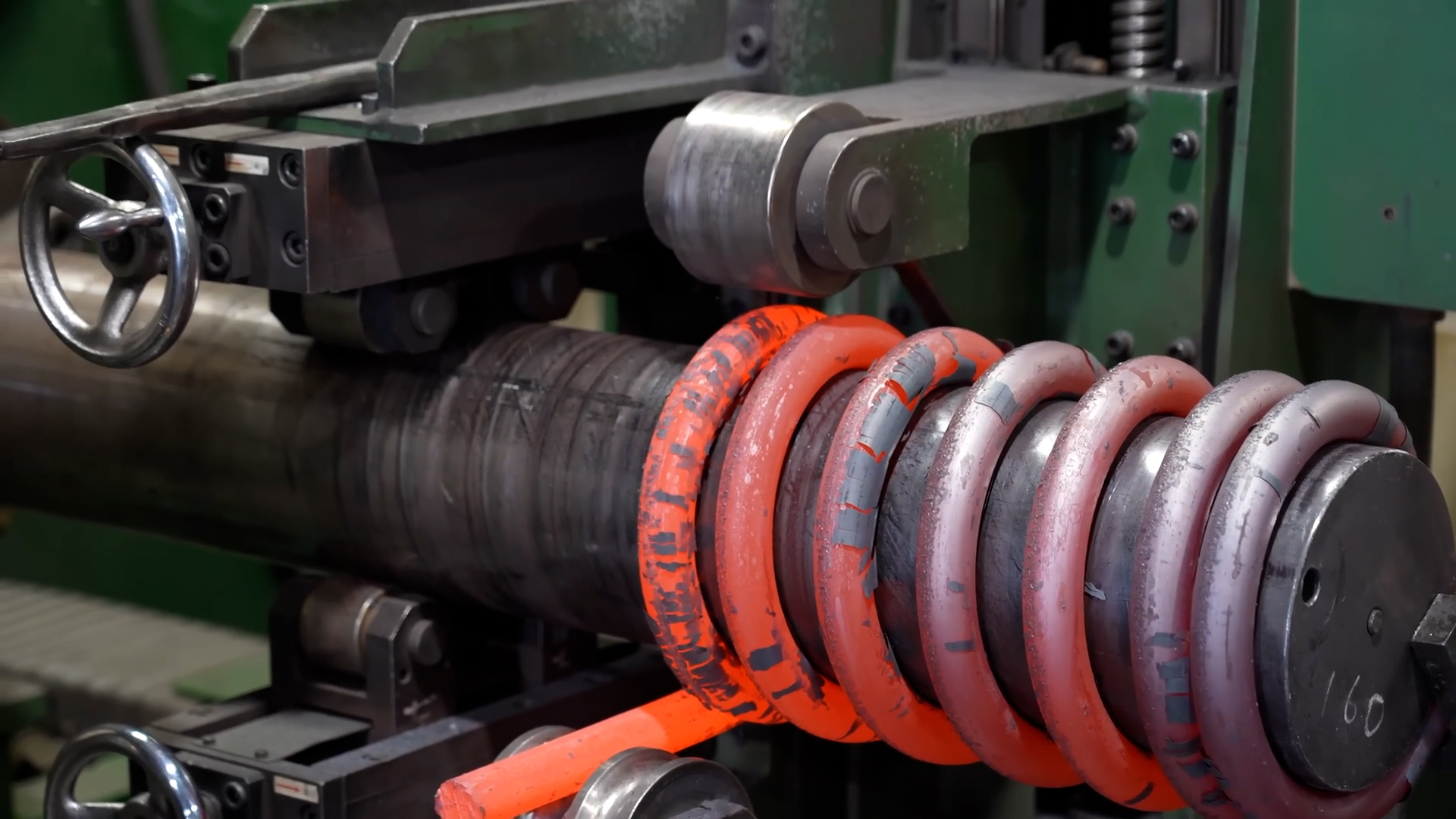 Spring coiling process